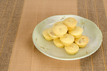 Pineapple cup cookie