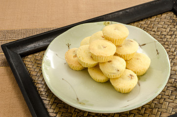 Pineapple cup cookie