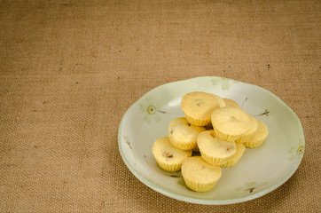 Pineapple cup cookie