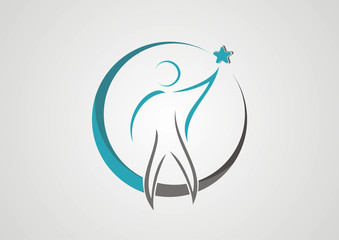 Active people success business logo