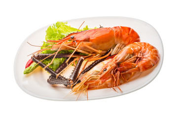 Giant Freshwater Prawn and king prawns