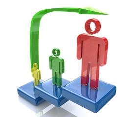 professional development, People teamwork ranking, Career growth