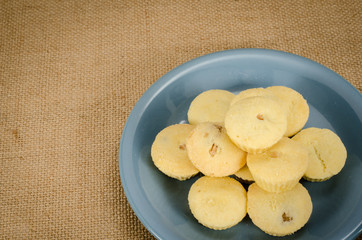 Pineapple cup cookie