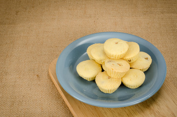 Pineapple cup cookie
