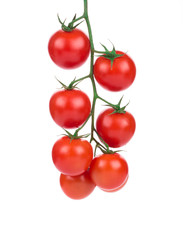 Close up of cherry tomatoes.