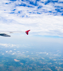Ocean of Clouds Plane in the Air