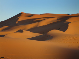 Fototapeta na wymiar Sanddüne in Marokko