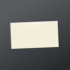 template white  Business card