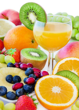 Saft und Obst