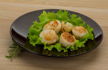 Grilled scallops