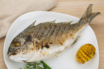 Grilled dorado