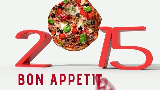Anno 2015 pizza e buon appetito