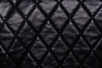 black leather background
