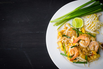 Shrimps Pad Thai, Thai Food