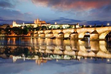 Foto auf Glas Prague castle, Czech republic, Hradcany © TTstudio