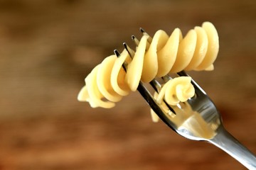 Spirelli auf der Gabel