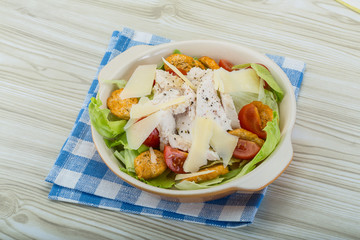 Caesar salad with chicken