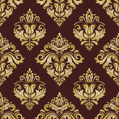 Orient Seamless Vector Pattern. Abstract Background