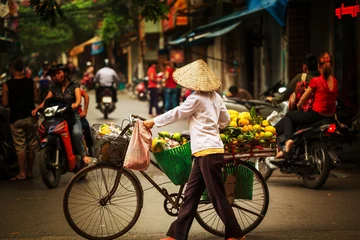 Foto op Aluminium Vietnamese people. Hanoi © Galyna Andrushko