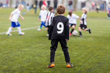 Fototapeta premium Soccer training for kids