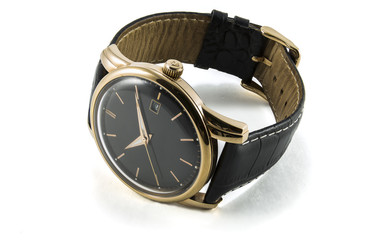 wristwatch on a white background