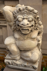 Fototapeta na wymiar Pura Desa Hindu temple, Ubud, Bali