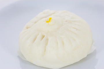 Steamed buns on the plate