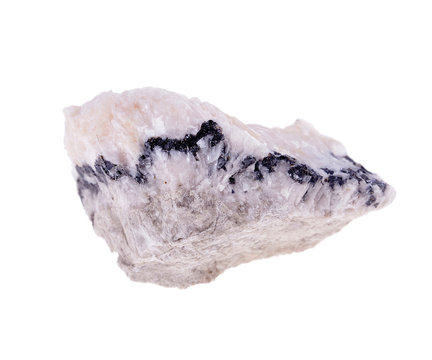 Mineral Dolomite  Isolated On A White Background