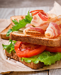 hot big sandwich