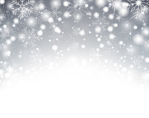 Christmas silver abstract background.