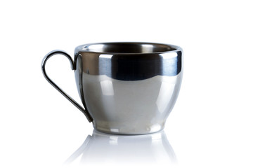 Cup coffee stainless steel.
