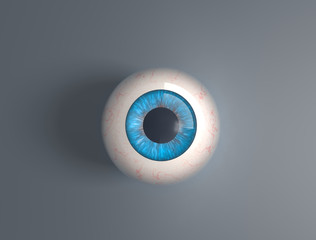 3d render eyeball