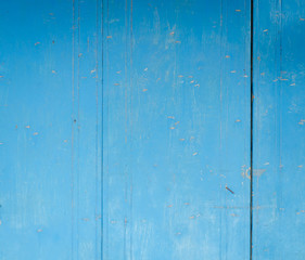 blue wall wood background