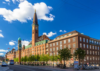 Fototapeta na wymiar Scandic Palace Hotel in Copenhagen, Denmark