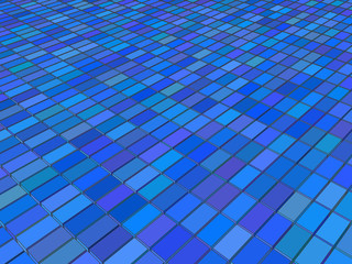 Blue background with rectangles Raster.