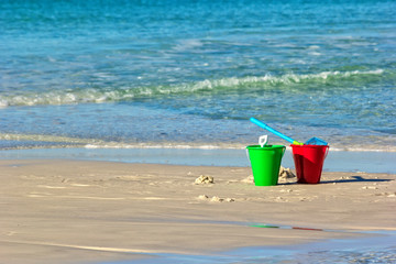 Bucket on the Beach