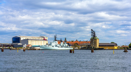 Holmen naval base in Copenhagen - Denmark