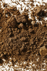 Ground surface, close up