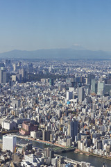 Tokyo Skyline and Mt.Fuji