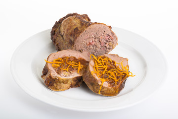 Gefülltes Schweinefilet