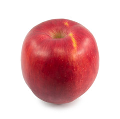 red apple isolated on white background