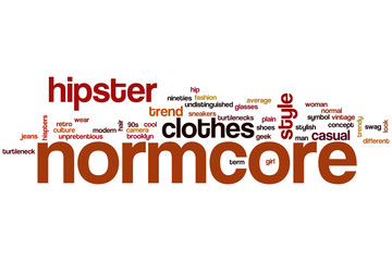Normcore word cloud