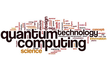 Quantum computing word cloud