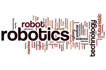 Robotics word cloud