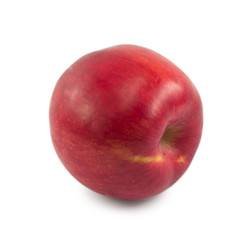 red apple isolated on white background