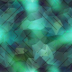 Computer green matrix