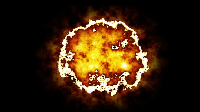 Sinister Virus Behind Quarantine Signs 3D Animation
