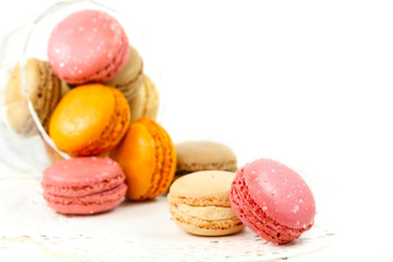 Macaroons traditional Parisian cookie