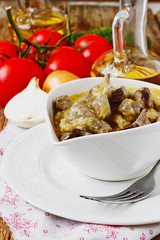 stewed pork liver