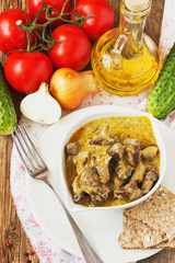 stewed pork liver